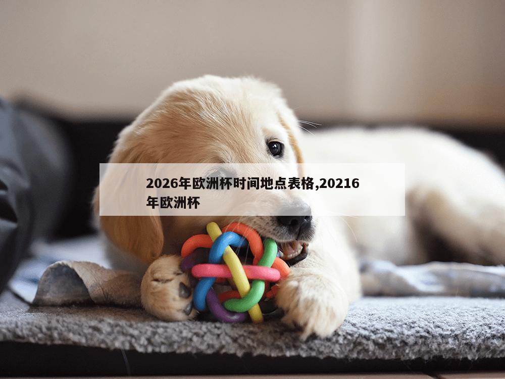 2026年欧洲杯时间地点表格,20216年欧洲杯