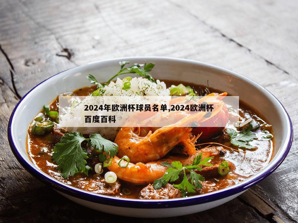 2024年欧洲杯球员名单,2024欧洲杯百度百科